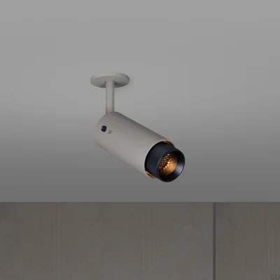 Lampa regulowana punktowa Exhaust Cross Stalowa Szara z Czarnym