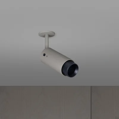 Lampa regulowana punktowa Exhaust Cross Stalowa Szara z Czarnym