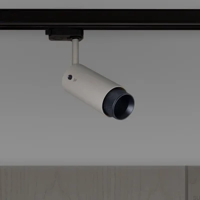 Lampa szynowa punktowa Exhaust Cross Stalowa Szara z Czarnym