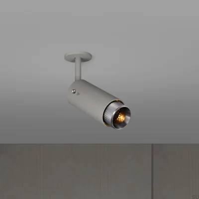 Lampa regulowana punktowa Exhaust Cross Stalowa Szara ze Srebrnym