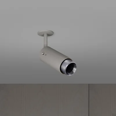 Lampa regulowana punktowa Exhaust Cross Stalowa Szara ze Srebrnym