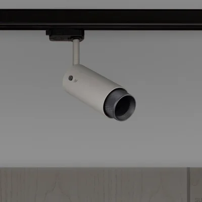 Lampa szynowa punktowa Exhaust Cross Stalowa Szara z Palonym Brązem