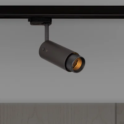 Lampa szynowa punktowa Exhaust Cross Stalowa Grafitowa z Palonym Brązem
