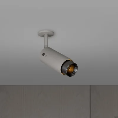 Lampa regulowana punktowa Exhaust Linear Stalowa Szara z Gun Metalem