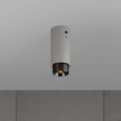 Lampa sufitowa punktowa Exhaust Linear Stalowa Szara z Gun Metalem