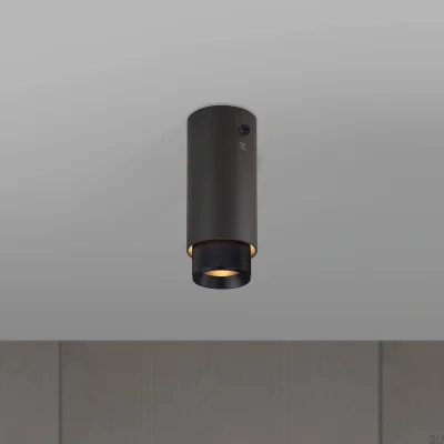 Lampa sufitowa punktowa Exhaust Cross Stalowa Grafitowa z Czarnym