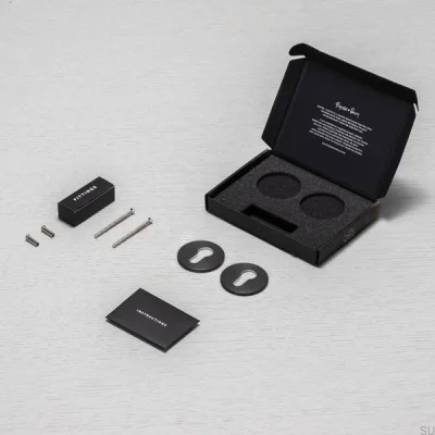 Szyld Cylindryczny Euro 35 mm Stalowy Gun Metal Standard Brytyjski