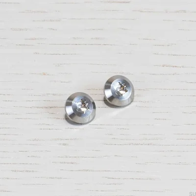 Zaślepka do śruby uchwytu podłużnego Linear Torx Srebrny