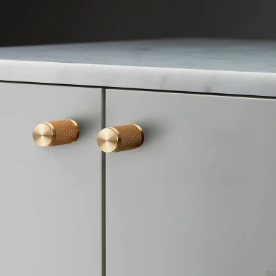 Gałka meblowa Cross 20 Mosiężna (zestaw 2 szt.)