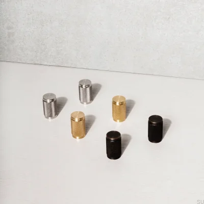 Gałka meblowa Cross 20 Mosiężna (zestaw 2 szt.)