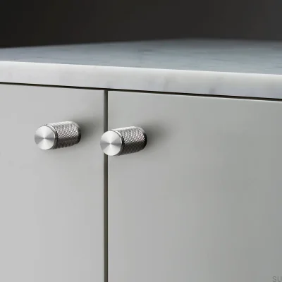 Gałka meblowa Cross 20 Stalowa Srebrna (zestaw 2 szt.)