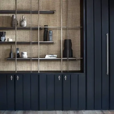 Uchwyt meblowy T-Bar z podkładką Cross Plate 95 Stalowy Srebrny