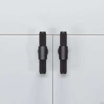 Uchwyt meblowy T-Bar Cross 95 Mosiężny Palony Brąz