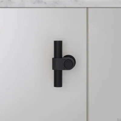 Uchwyt meblowy T-Bar Cast 85 Stalowy Welder’s Black