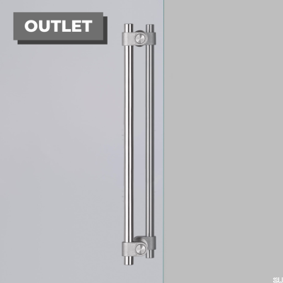 Uchwyt meblowy dwustronny Cast 350 Stalowy Srebrny