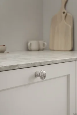 Gałka meblowa Baron 32 Metalowa Niklowana