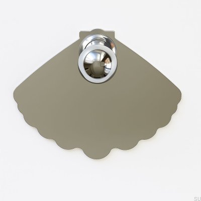 Uchwyt meblowy Muszelka 65 Stalowy Srebrny