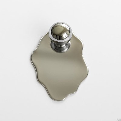 Uchwyt meblowy Ostryga 30 Mosiężny Chromowany