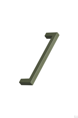 Uchwyt meblowy podłużny Square 10 OceanIX 128 Plastikowy Zielony