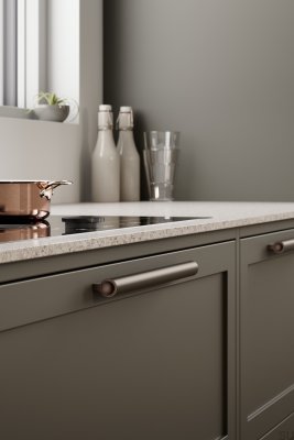 Uchwyt meblowy podłużny Lucente 1088 Aluminiowy Brązowy Mat