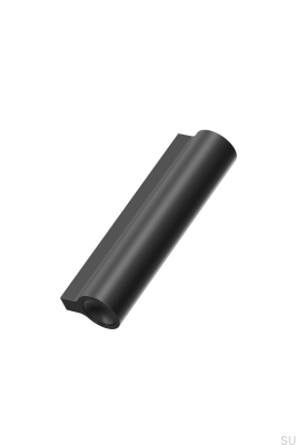 Uchwyt meblowy podłużny Lucente 64 Aluminiowy Czarny Mat