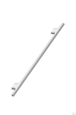 Uchwyt meblowy podłużny Koupe 288 Aluminiowy Srebrny