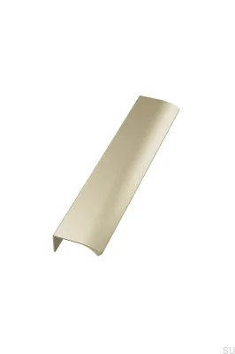 Uchwyt meblowy krawędziowy Edge Straight 320 Aluminiowy Złoty Szczotkowany