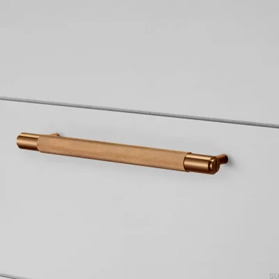 Uchwyt meblowy podłużny Cross 225 Stalowy Warm Sunset