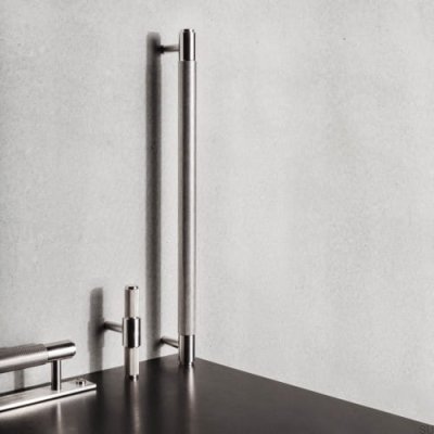 Uchwyt meblowy podłużny Cross 325 Stalowy Srebrny