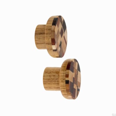 Gałka meblowa Klimt I 30 Drewniana Olej Twardy Bezbarwny Półmat