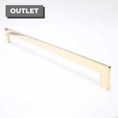 Uchwyt meblowy Clean Cut 432 Złoty Mosiężny Polerowany Nielakierowany