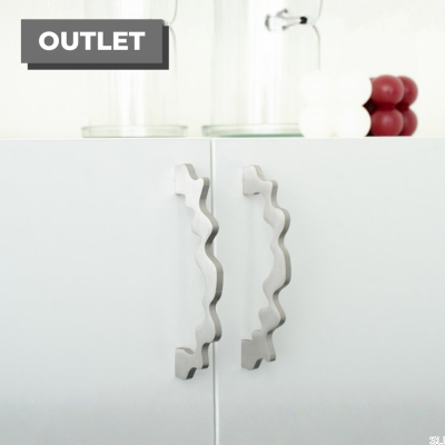 Uchwyt meblowy podłużny Sound 128 Stalowy Szczotkowany