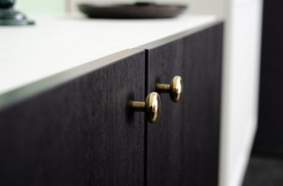 Gałka meblowa Caramel 24 Mosiężna Polerowana