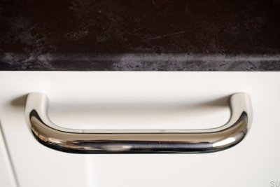 Uchwyt meblowy podłużny Grip 143 Stal Nierdzewna Polerowany