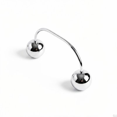 Uchwyt meblowy podłużny 10 96 Mosiężny Chromowany