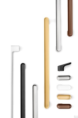 Gałka meblowa Luv 51 Metalowa Brązowa Szczotkowana