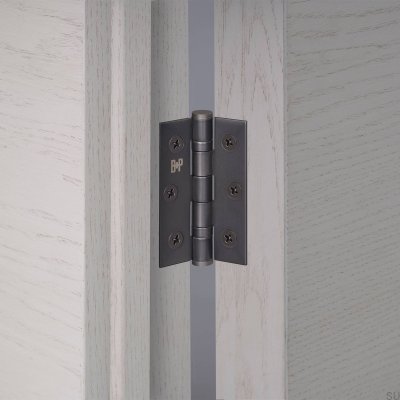 Zawiasy do drzwi Hinge 76 x 51 x 2 mm Mosiężne Palony Brąz (zestaw 2 szt.)