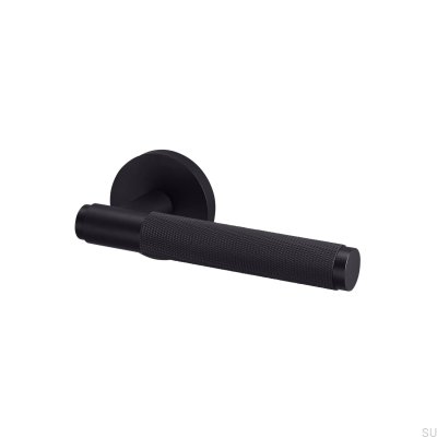 Klamka drzwiowa Cross 38 Stalowa Welder’s Black