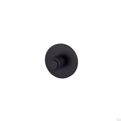 Zamek z pokrętłem Cast Stalowy Welder’s Black