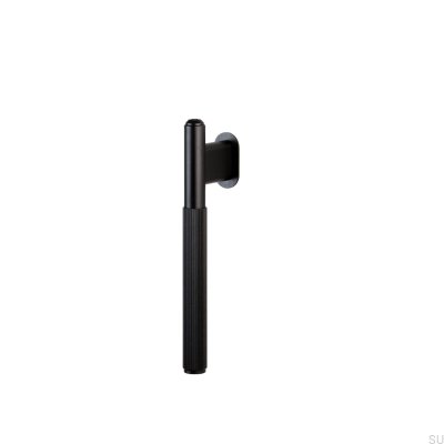 Uchwyt meblowy L-Bar Linear 125 Stalowy Czarny