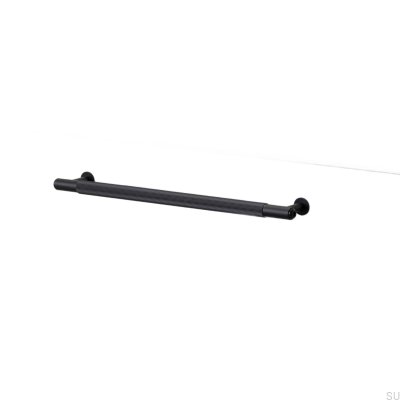 Uchwyt meblowy podłużny Linear 225 Stalowy Czarny