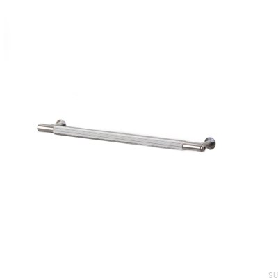 Uchwyt meblowy podłużny Linear 225 Stalowy Srebrny