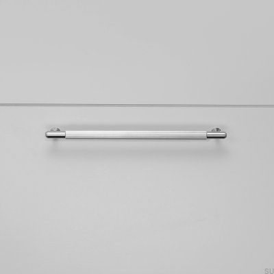 Uchwyt meblowy podłużny Linear 225 Stalowy Srebrny