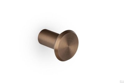 Wieszak ścienny Fase 33 Aluminiowy Brązowy Szczotkowany