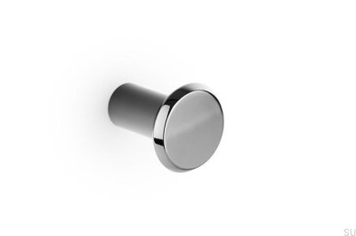 Wieszak ścienny Fase 33 Aluminiowy Czarny Tytanowy Polerowany