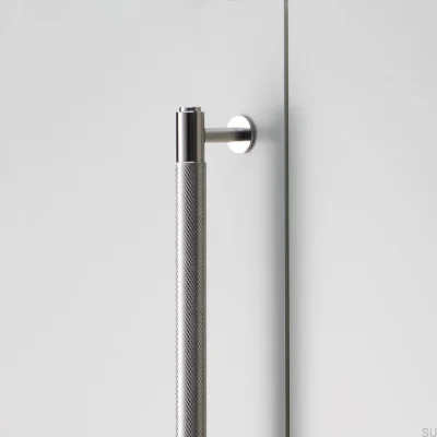 Uchwyt meblowy podłużny Closet Cross 724 Stalowy Srebrny