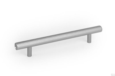 Uchwyt meblowy podłużny Boto 160 Aluminiowy Srebrny Szczotkowany