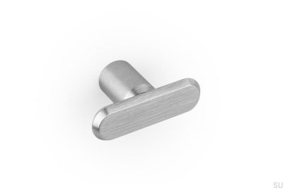 Gałka meblowa T-Bar Fase 52 Aluminiowa Srebrna Szczotkowana