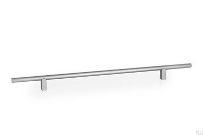 Uchwyt meblowy podłużny Kumo 320 Aluminiowy Srebrny Szczotkowany
