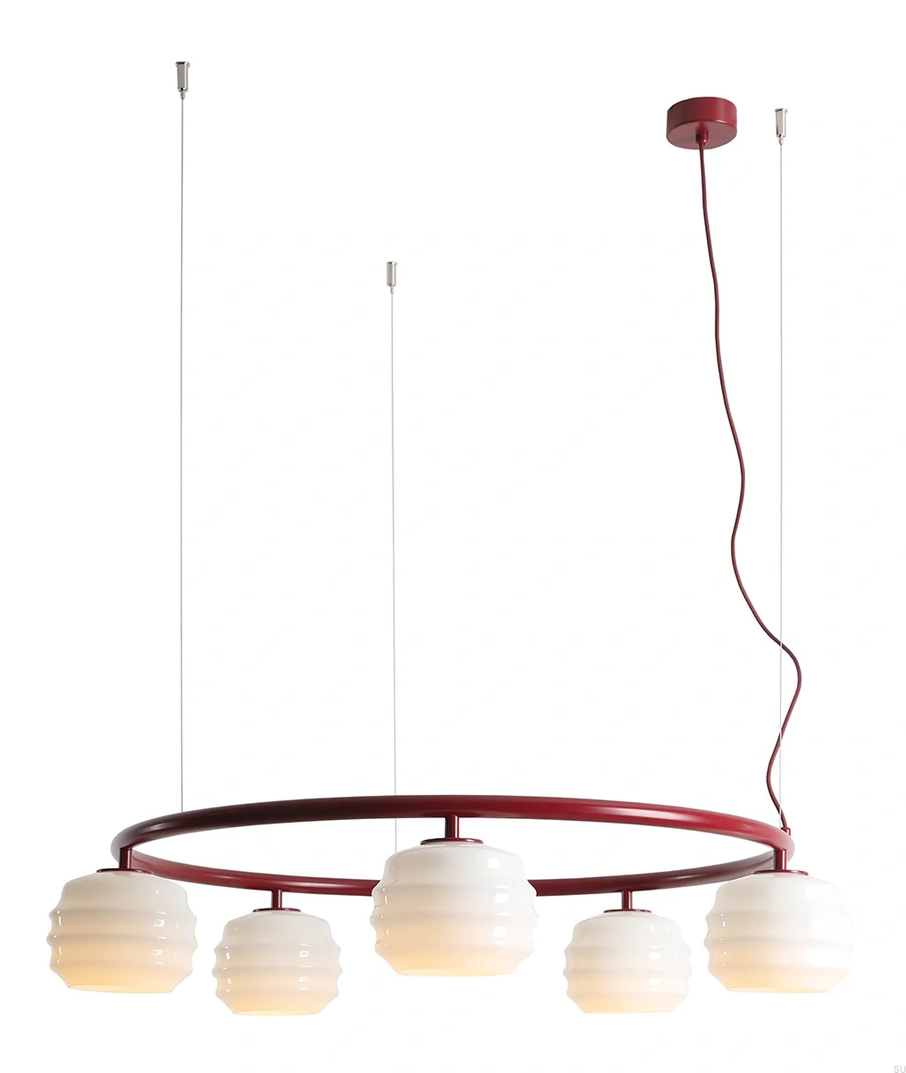 1159F15_R--Lampa-wisząca-Puff-5-Ring-Metalowa-Bordowa-z-Mlecznymi-Kloszami-Artera-Skandynawskie-Uchwyty